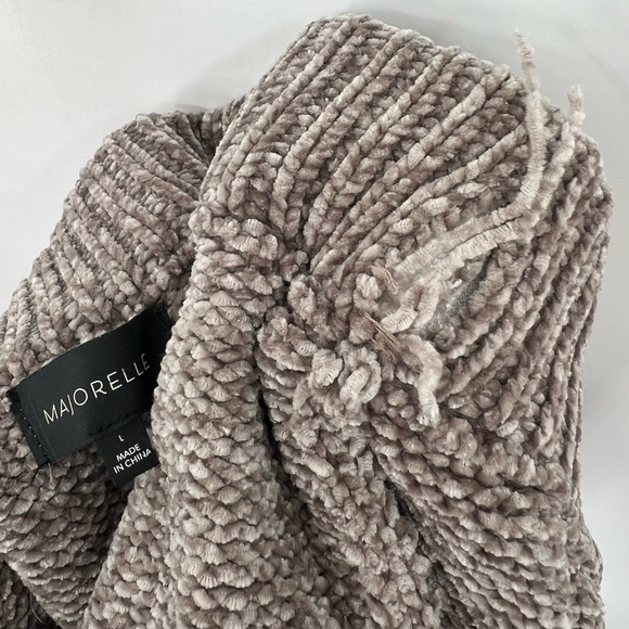 Majorelle REVOLVE Denitza Shorts Chenille High Rise Waisted Fawn Taupe Large - Picture 16 of 16